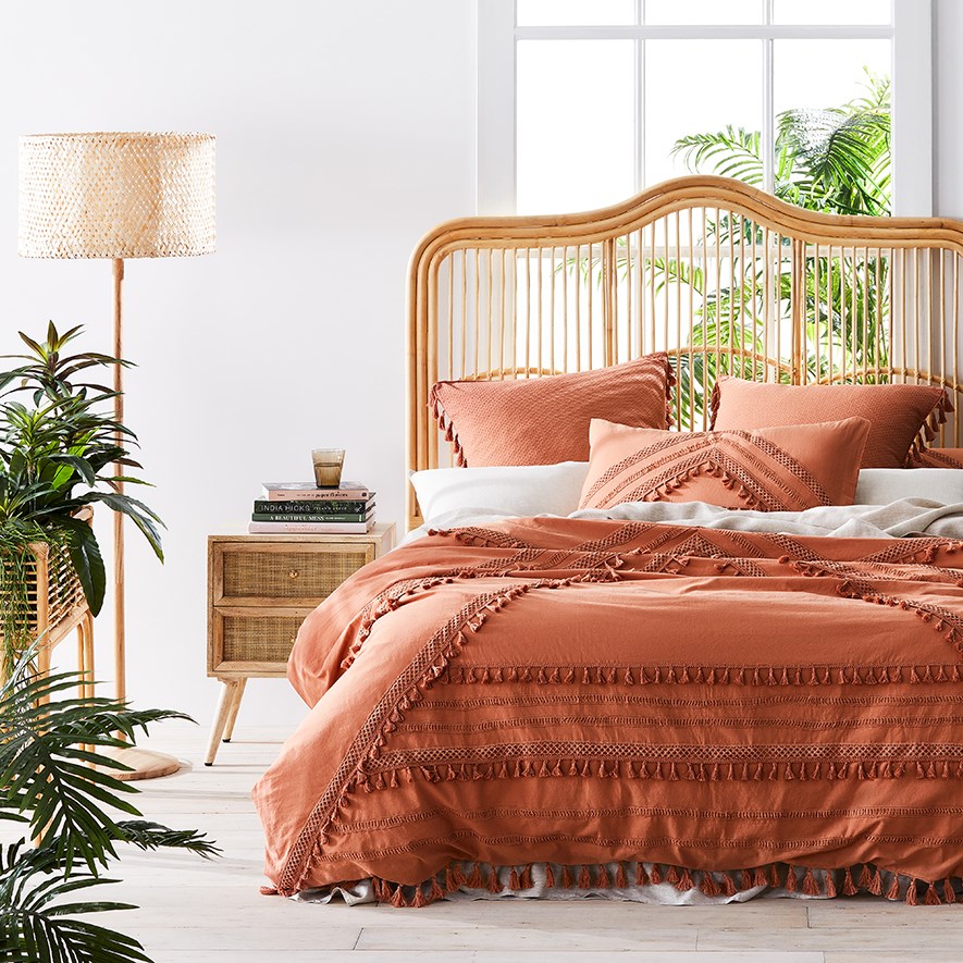 Rebecca Judd Loves Como Terracotta Quilt Cover Adairs