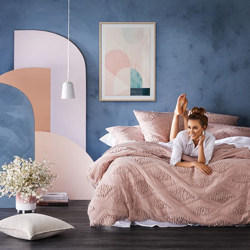 Rebecca Judd Loves Scarlett Nude Pink Quilt Cover