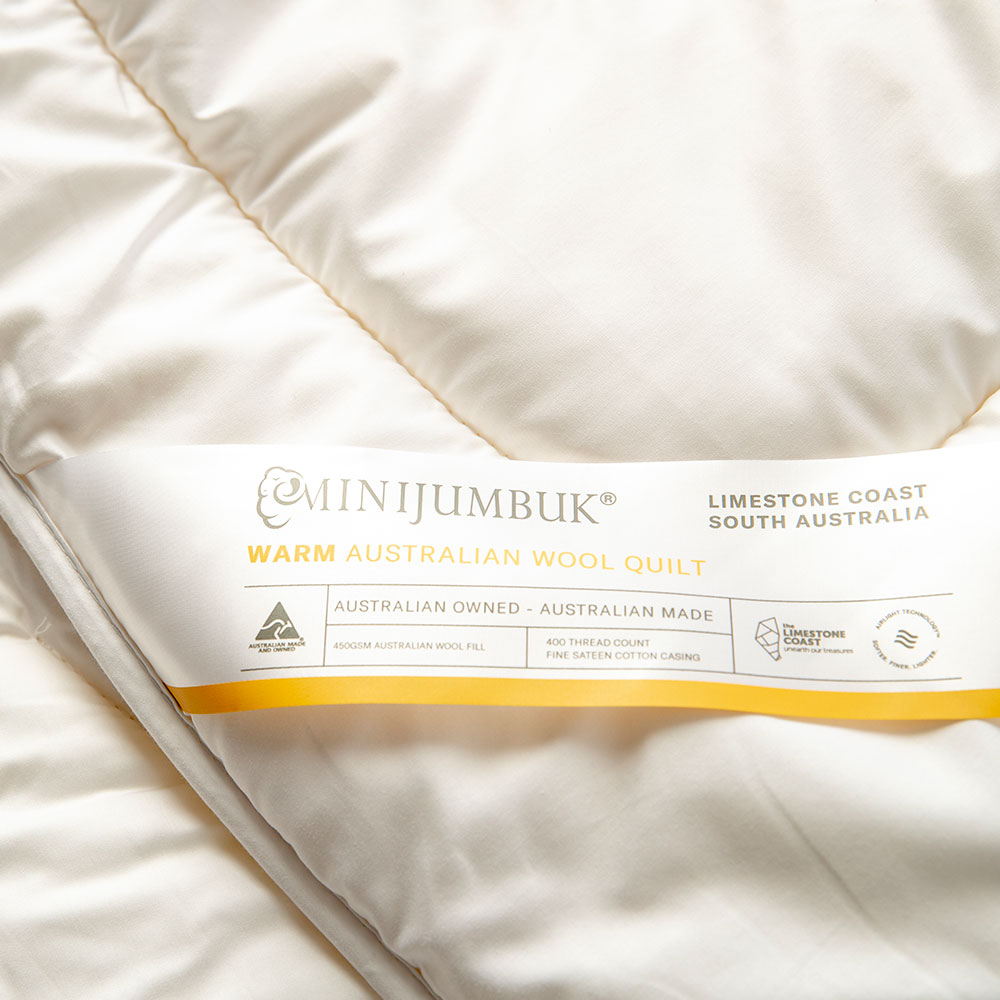 MiniJumbuk Warm Wool Quilt Adairs