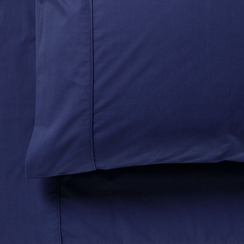 300TC Fresh Cotton Sheet Set Midnight Blue