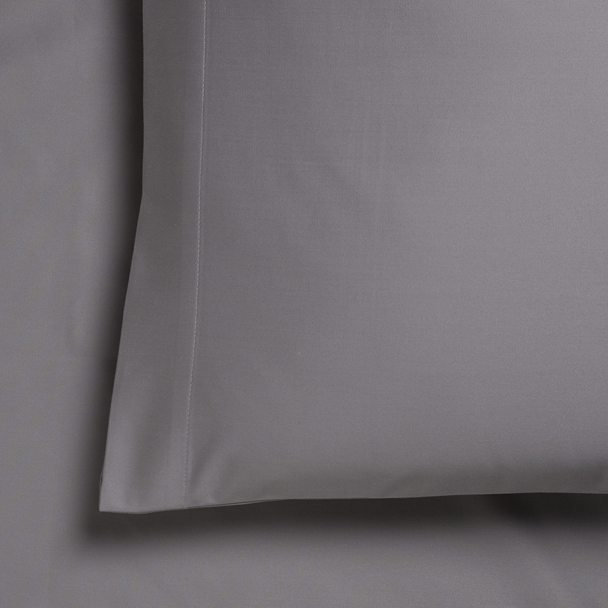 Bamboo Cotton Percale 400TC Sheet Set Concrete Adairs