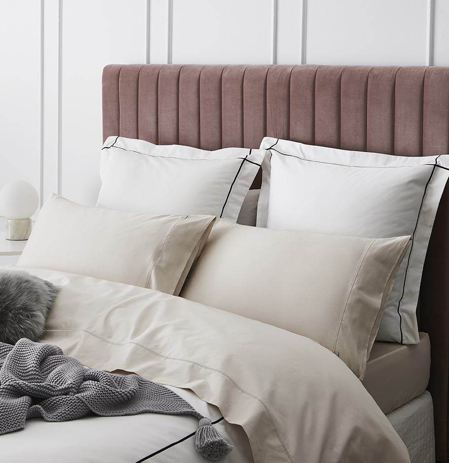 Home Republic Luxury Collection 1000TC Natural Sheet Set Adairs