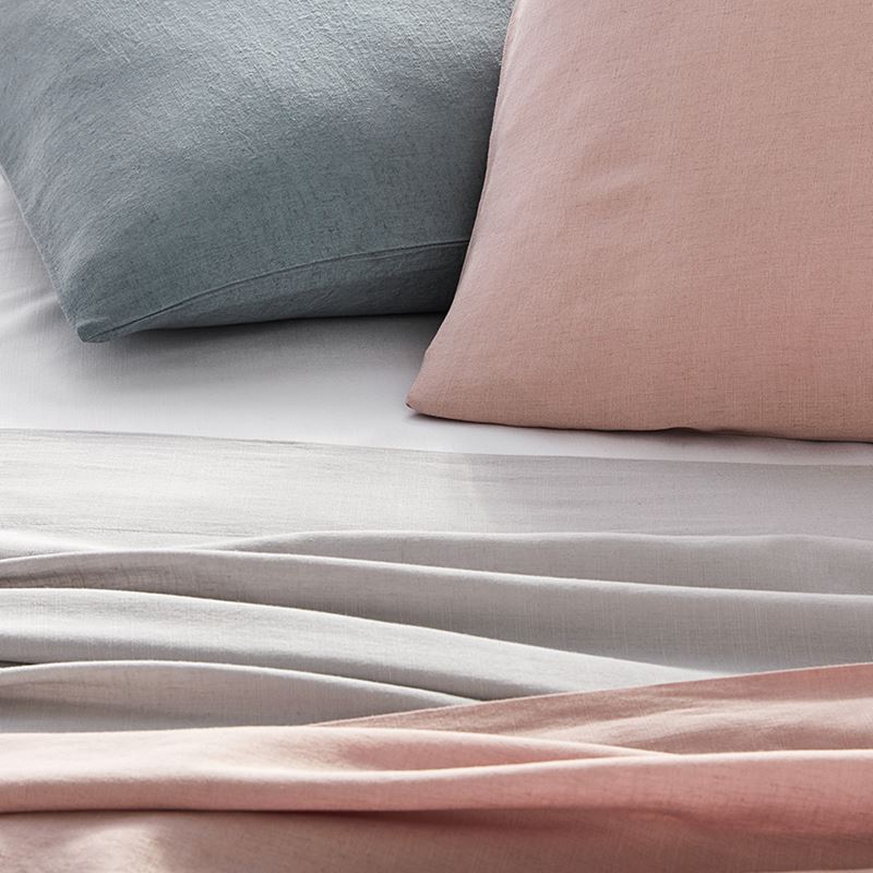 Bamboo Linen Pink Sheet Separates