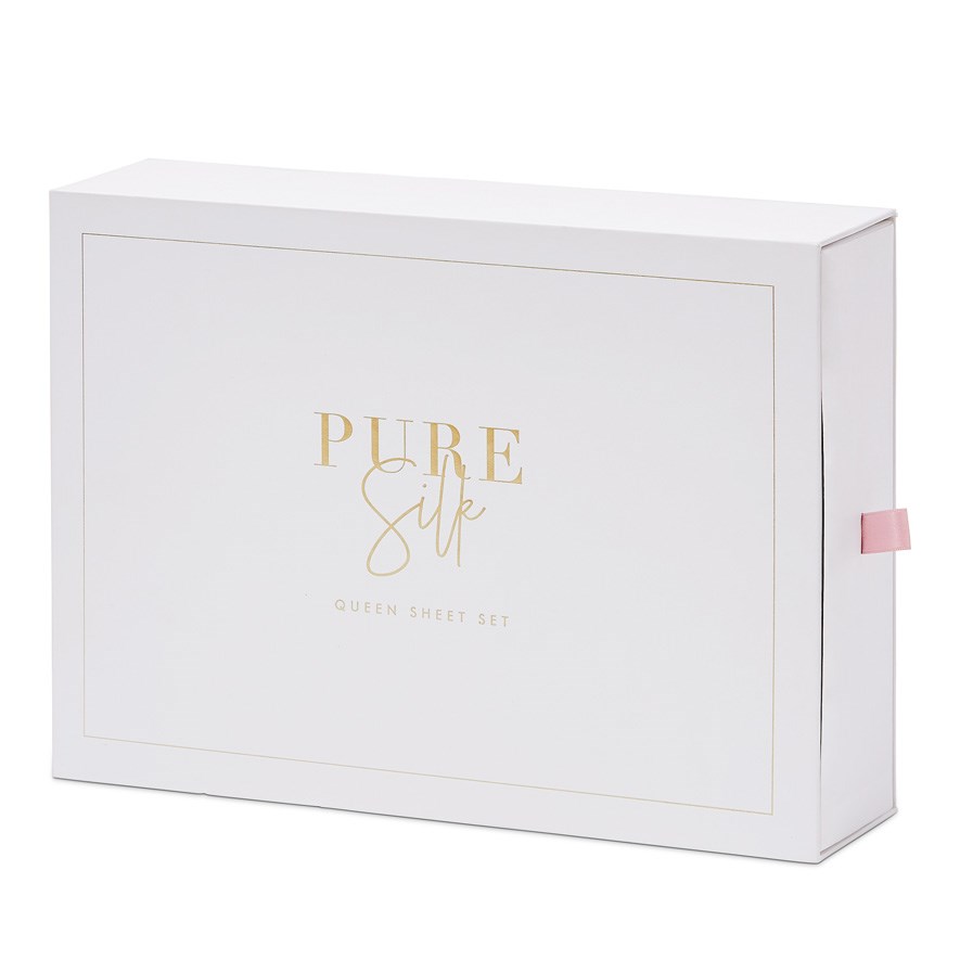 Pure Silk Queen French Rose Sheet Set Adairs