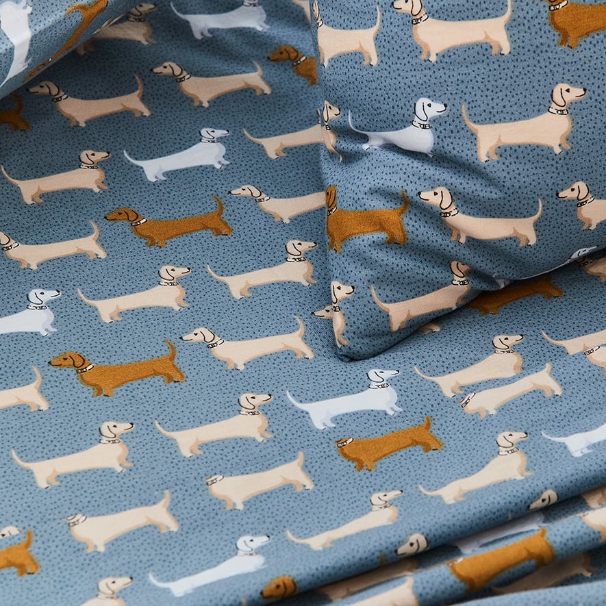 Printed Dachshund Sheet Set