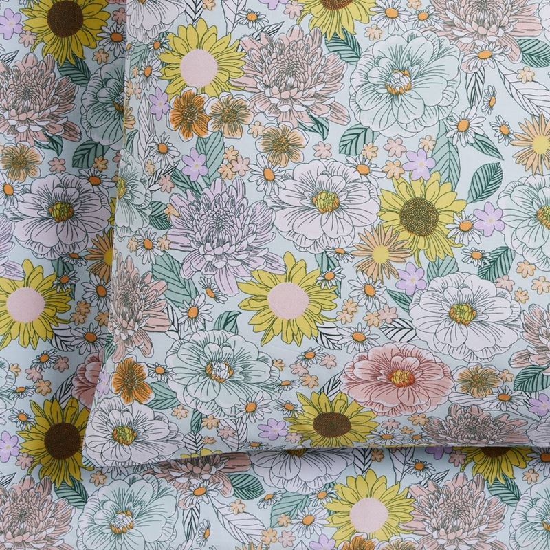 Printed Estelle Floral Sheet Set