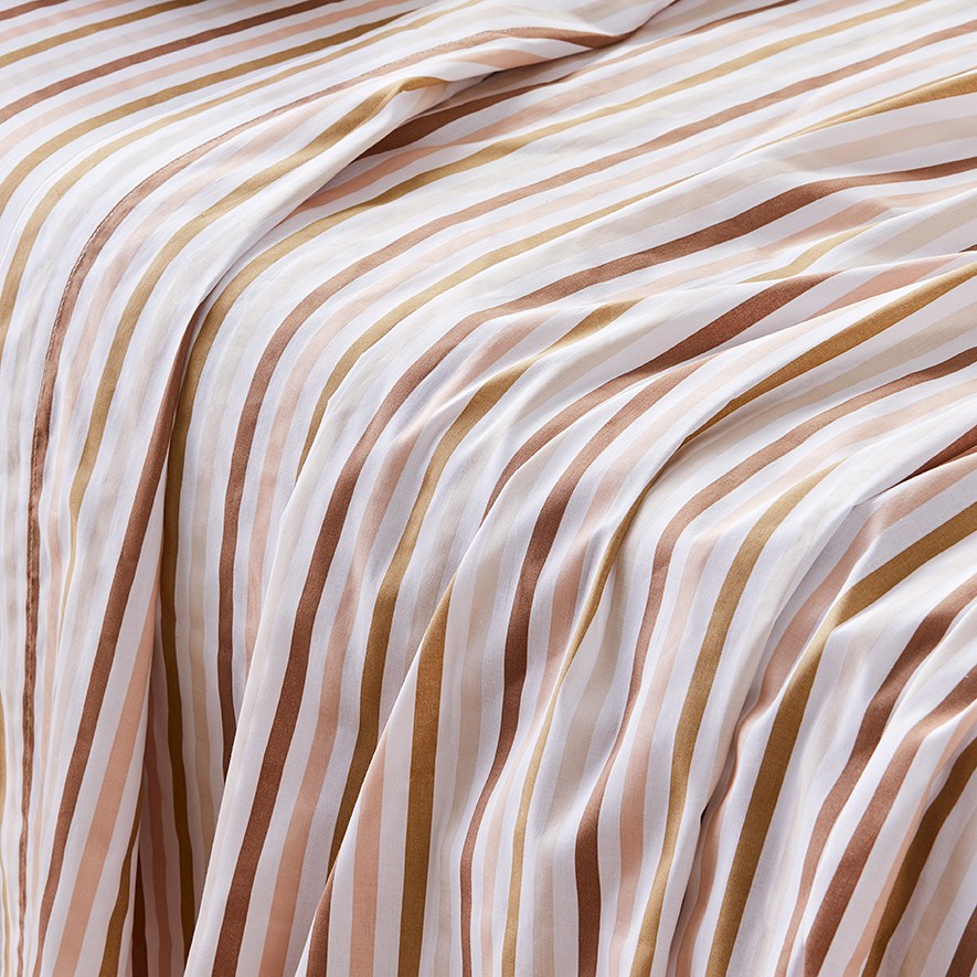 Printed Sandy Stripe Sheet Set Adairs