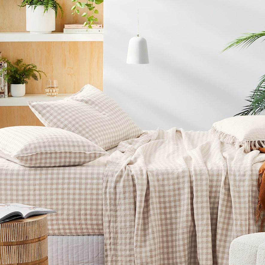 Check shop bed sheets