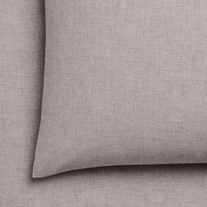 Plain Dyed Flannelette Silver Sheet Separates