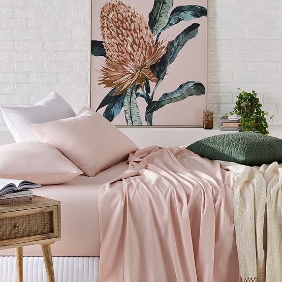 Worlds Softest Cotton Crystal Pink Sheet Separates + Pillowcases