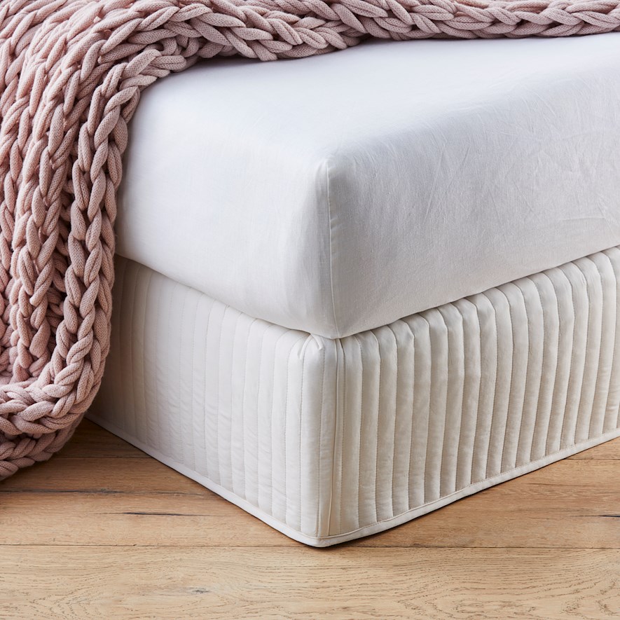 Fresh Sand Quilted Valance Adairs