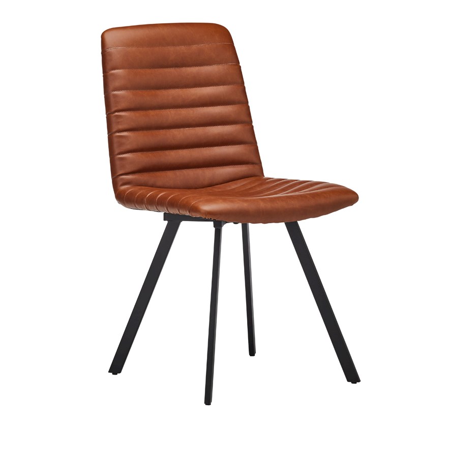 Quinn Dining Chairs Set of 2 in Whiskey Adairs