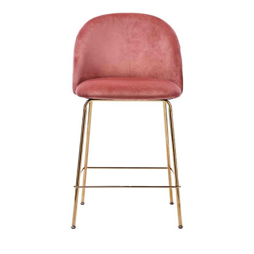 Arlo Peony Rose Gold Counter Stool Adairs