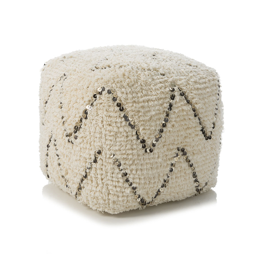 Morocco Pouf Natural Adairs
