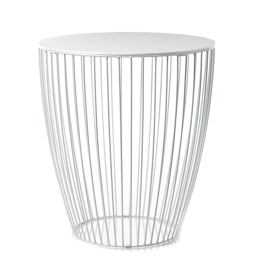 Element Round Side Table White Adairs