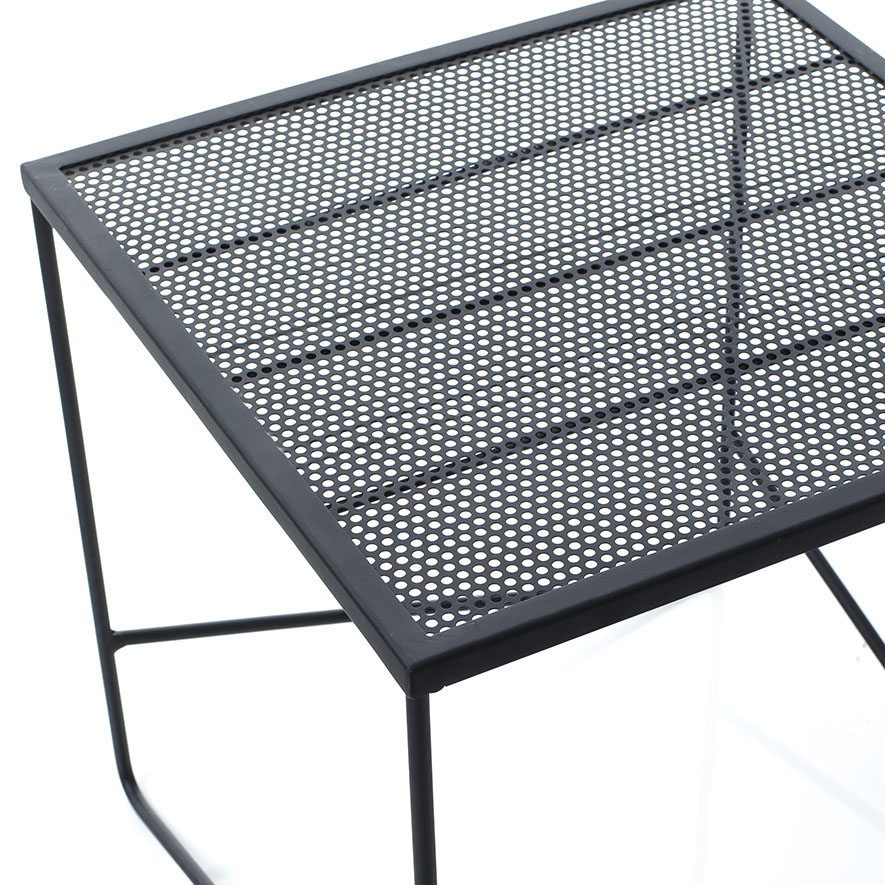 Adelphi Black Outdoor Side Table Adairs