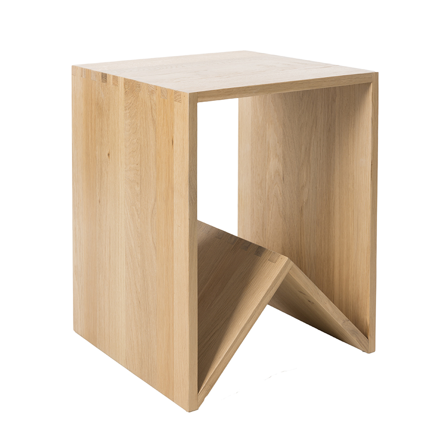 Home Republic Zeke Side Table Solid Oak Adairs