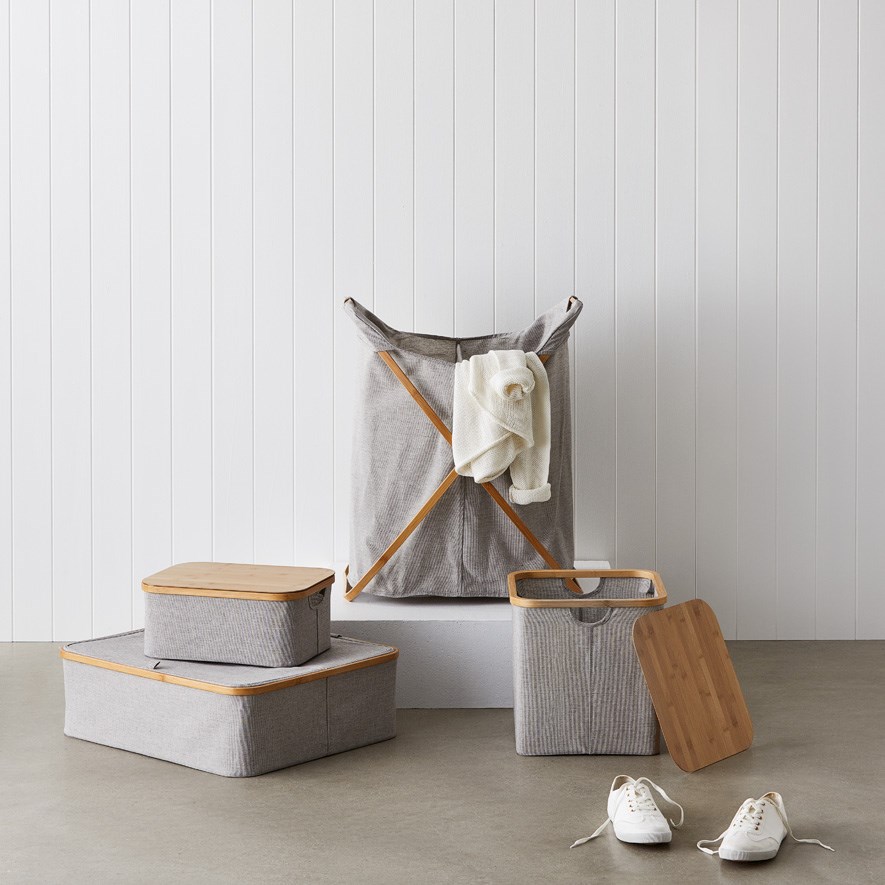 Anderson Coal Laundry Basket Adairs