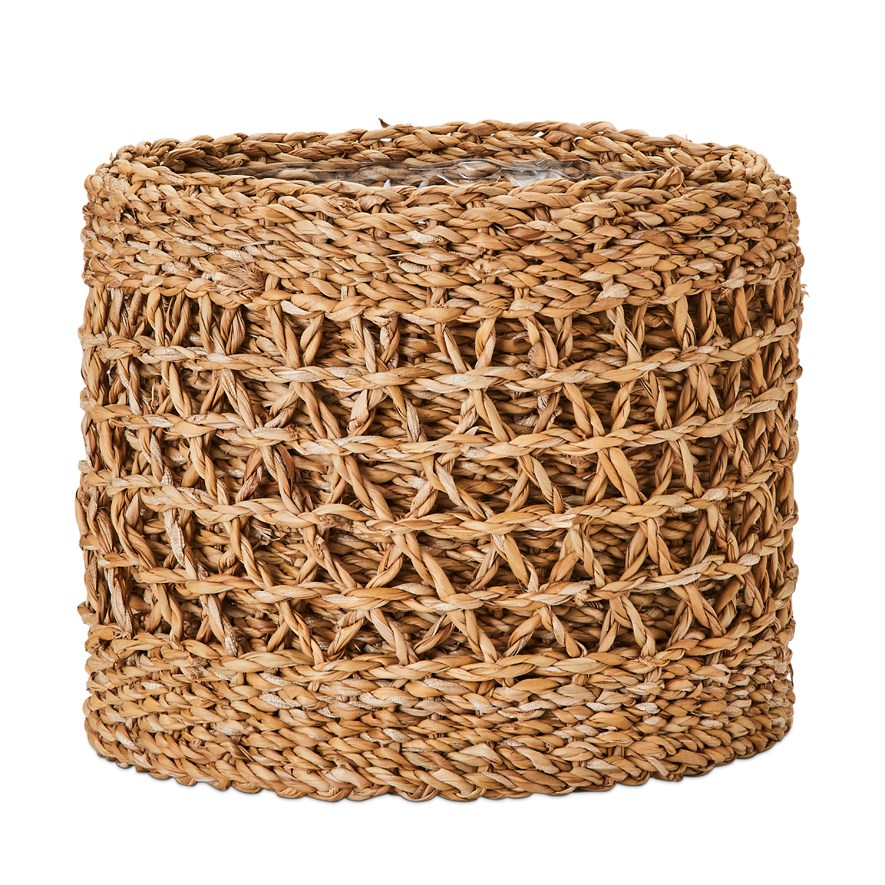 Sahara Basket Dia20xH20cm Tan Lattice Adairs