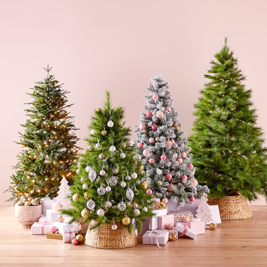 Natural Christmas Tree Large Woven Skirt Adairs