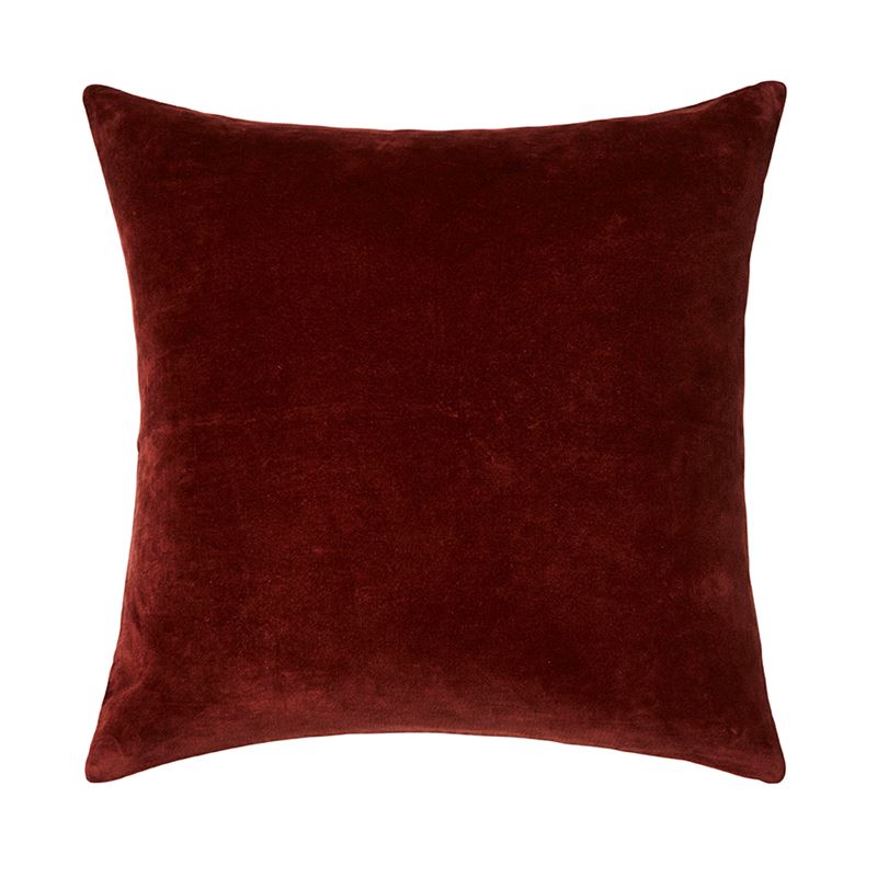 Bombay Velvet Cushion Rust 