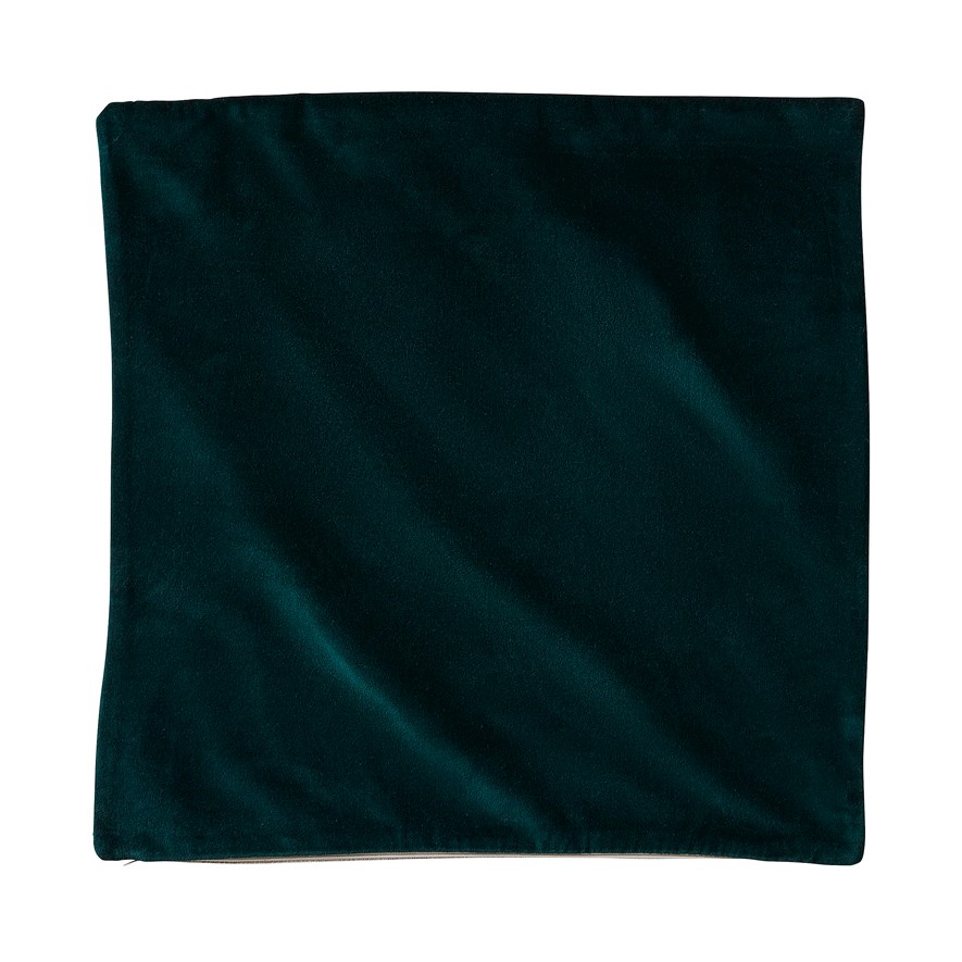 Bombay Velvet Bottle Green Cushion Cover Adairs