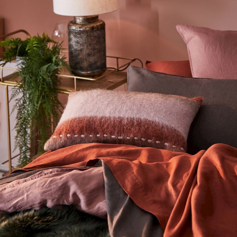 Pasadena Cushion 35x55cm Rust/Pink 