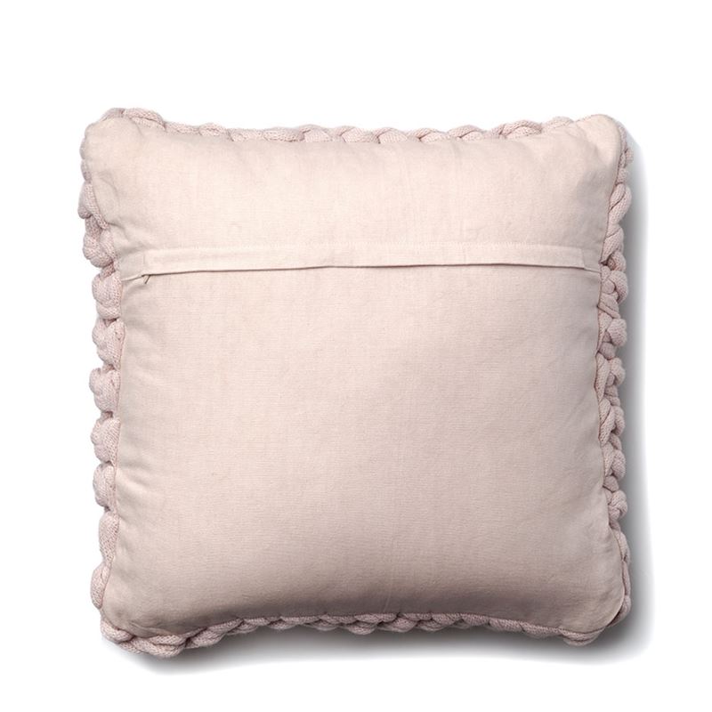 Chunky Knit Dusty Pink Cushion