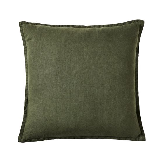 Belgian Pine Vintage Washed Linen Cushion