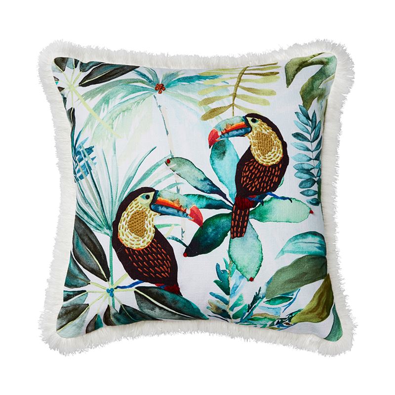 Welcome To The Jungle Cushion Toucan Day 