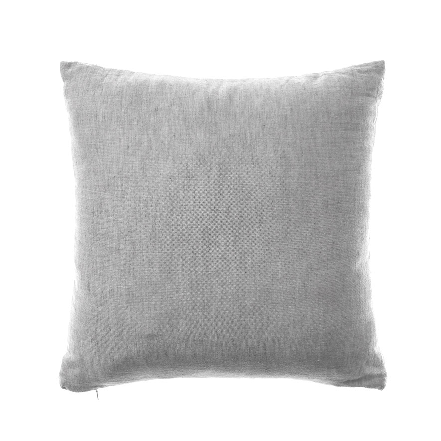 Macedon Grid Square Cushion Grey Adairs