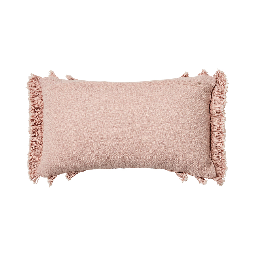 Pink deals fringe cushion