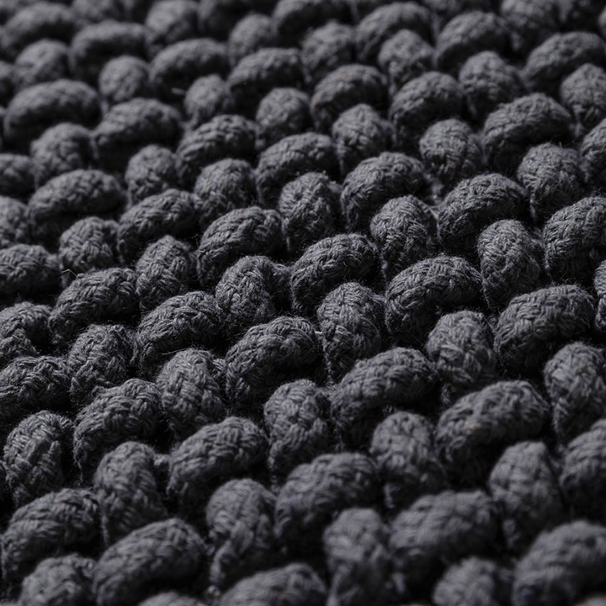 Cayman Cord Rug 120x180cm Coal | Adairs