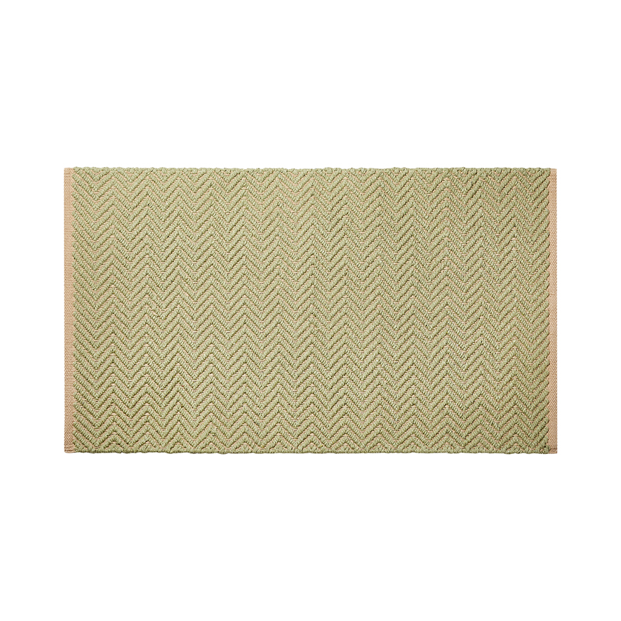 Barbados Chevron Occasional Mat Khaki Adairs
