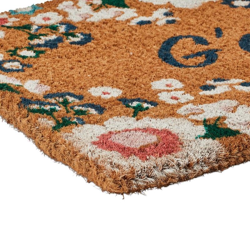 Coir Doormat 45x75cm Gday Floral Regular