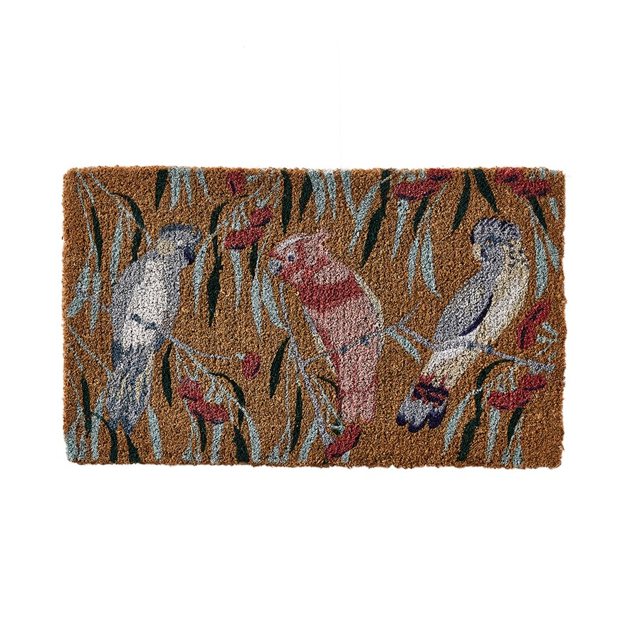Coir Birds of Australia Regular Doormat Adairs