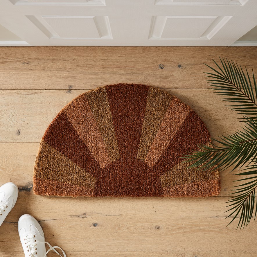 Sun Round Coir Doormat Adairs