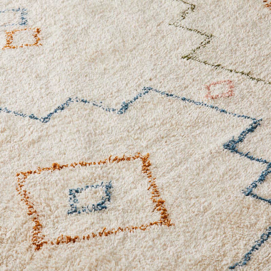 Somersby Aztec Round Rug | Adairs