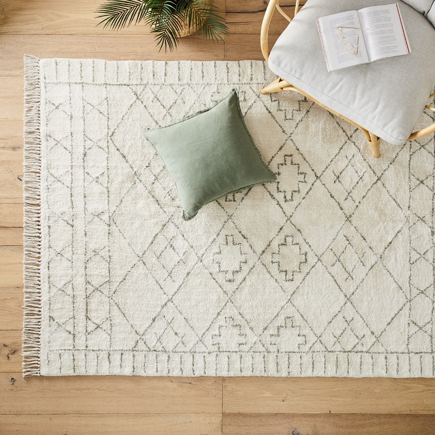 Iowa Natural Caramel Rug Runner | Adairs