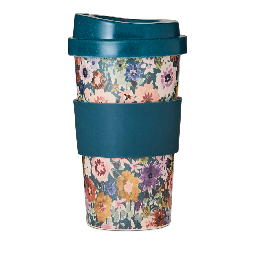 Carrie Sage Floral Bamboo Cup Adairs