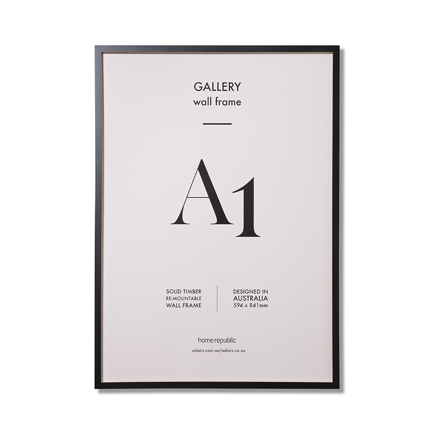 Gallery Frame A1 Black Wall Frame Adairs