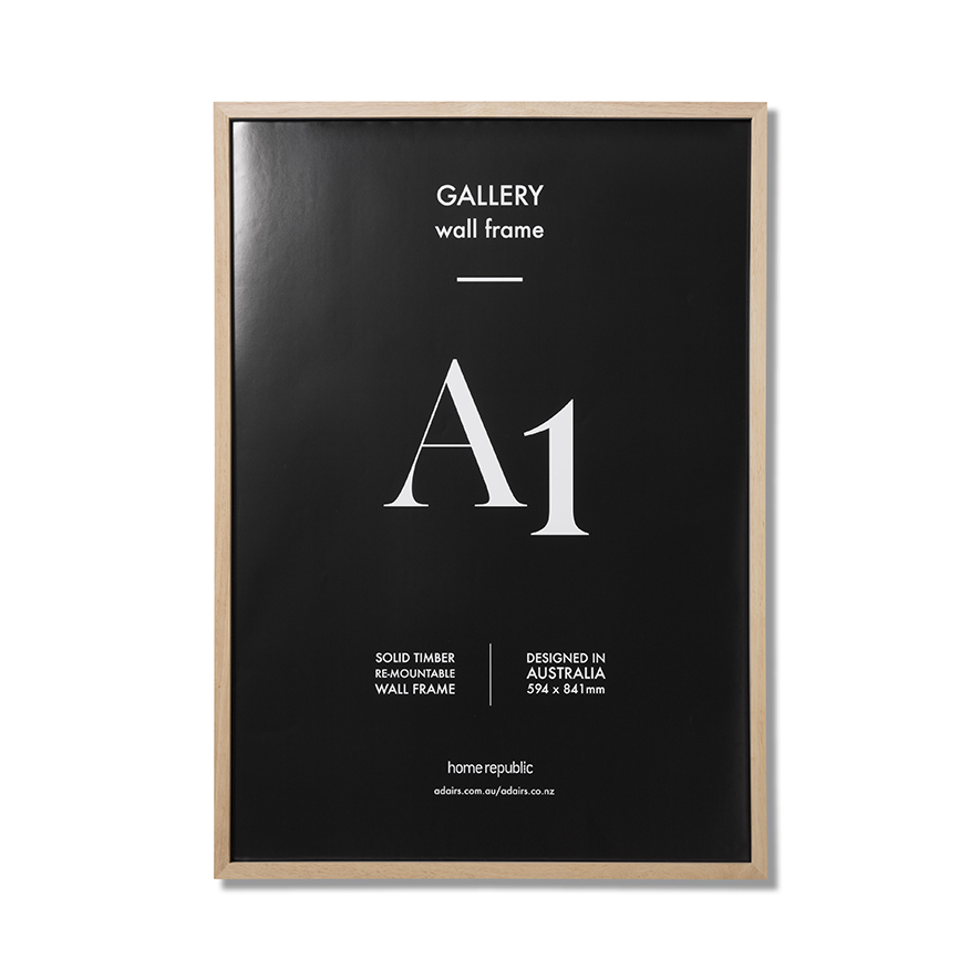 Gallery Frame A1 Natural Wall Frame Adairs