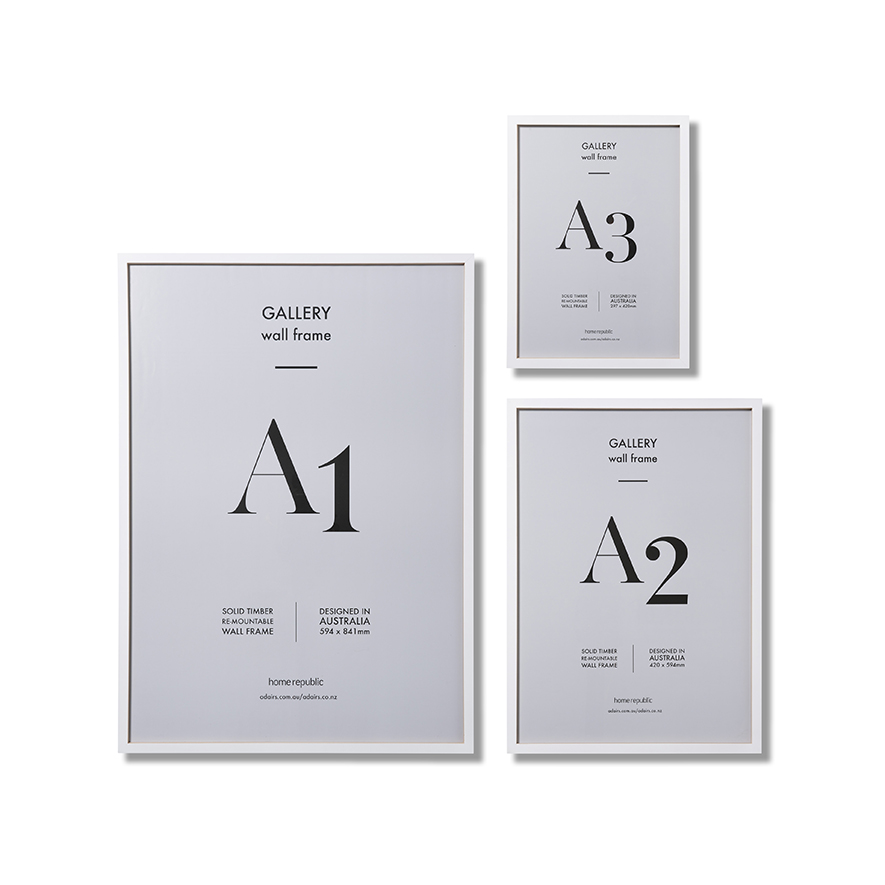 Gallery Frame A2 White Adairs