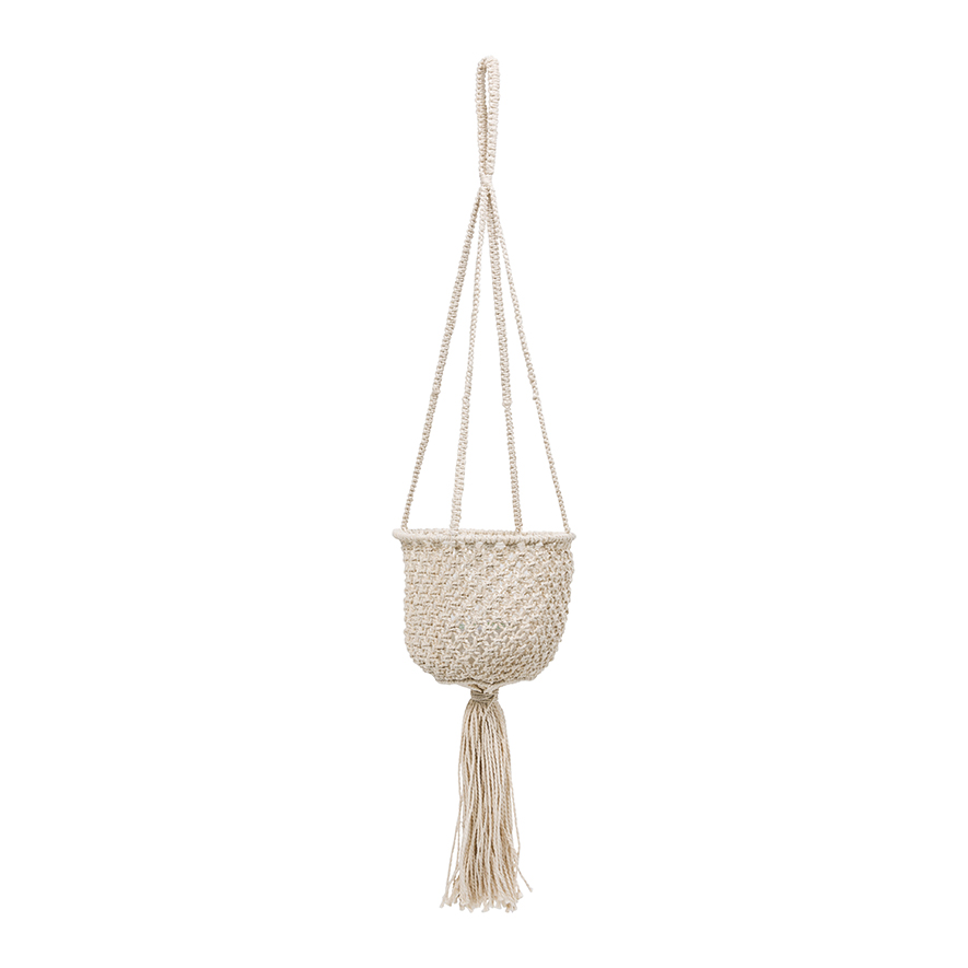 Hanging Basket Collection Macrame Basket 18x20cm Adairs