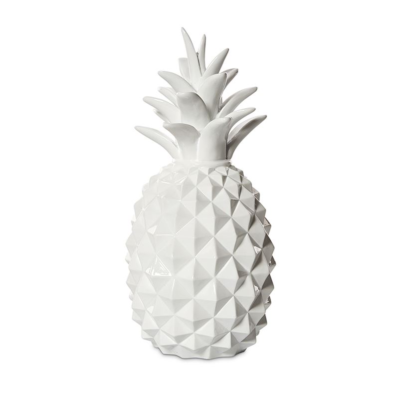 Pineapple White Ornament