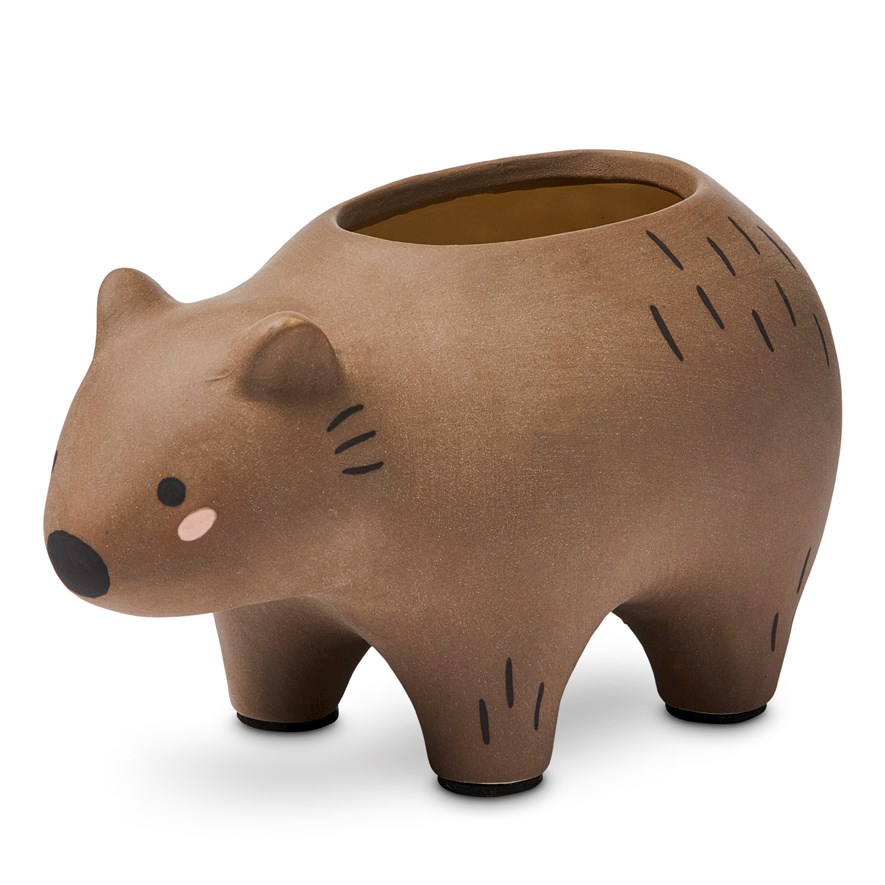 Australiana Brown Wombat Large Statue Adairs