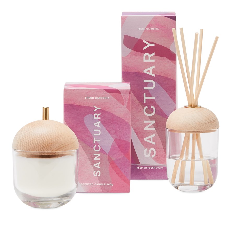 Sanctuary Home Fragrance 200ml Freshcut Gardenia Diffuser Adairs