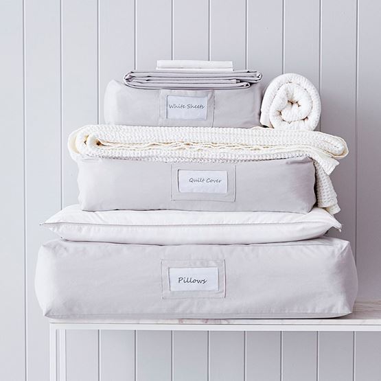 Light Grey Cotton Storage Bags