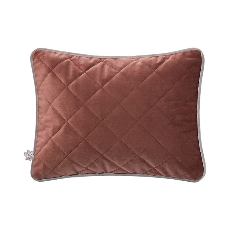 Comfort Collection Plush Velvet Pillowcase Brick Red