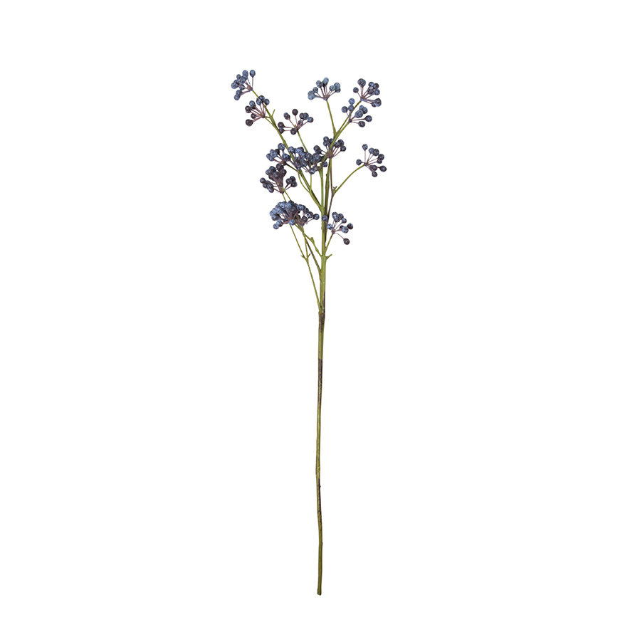 Botanical Stem 71cm Black Black Berry Spray Adairs